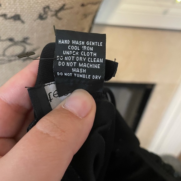 Long black Teeze Me formal dress with sequins. Size Small. NWOT. Never worn. - Picture 6 of 6